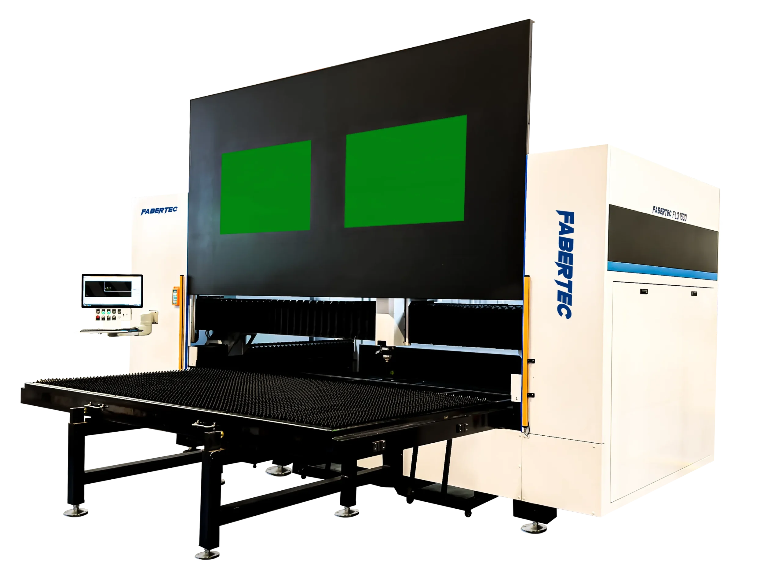 fabertec fiber laser fl3 1530 sheet cutter 3kW